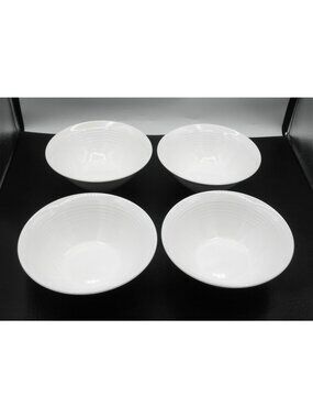 Food Network Ripple 7 In. Soup/Cereal Bowls Set of 4 Pattern Code FOWRIP Retired
